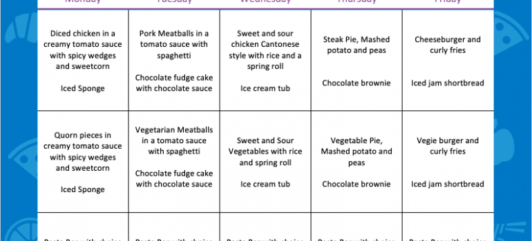 Lunch Menu