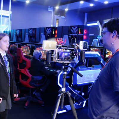 BBC visits Countesthorpe Academy Esports Arena
