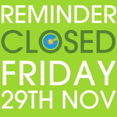 Reminder: School Closed Friday 29th November 2024