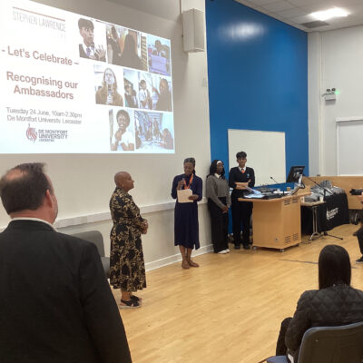 Inspiring Change: Countesthorpe Students Meet Baroness Lawrence at DMU