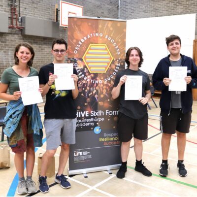 Outstanding Results for Countesthorpe Sixth Formers