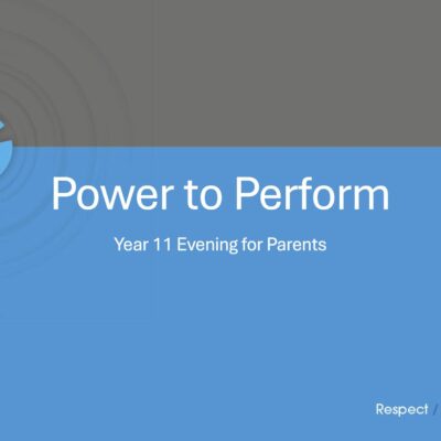 Year 11 - Power to Perform