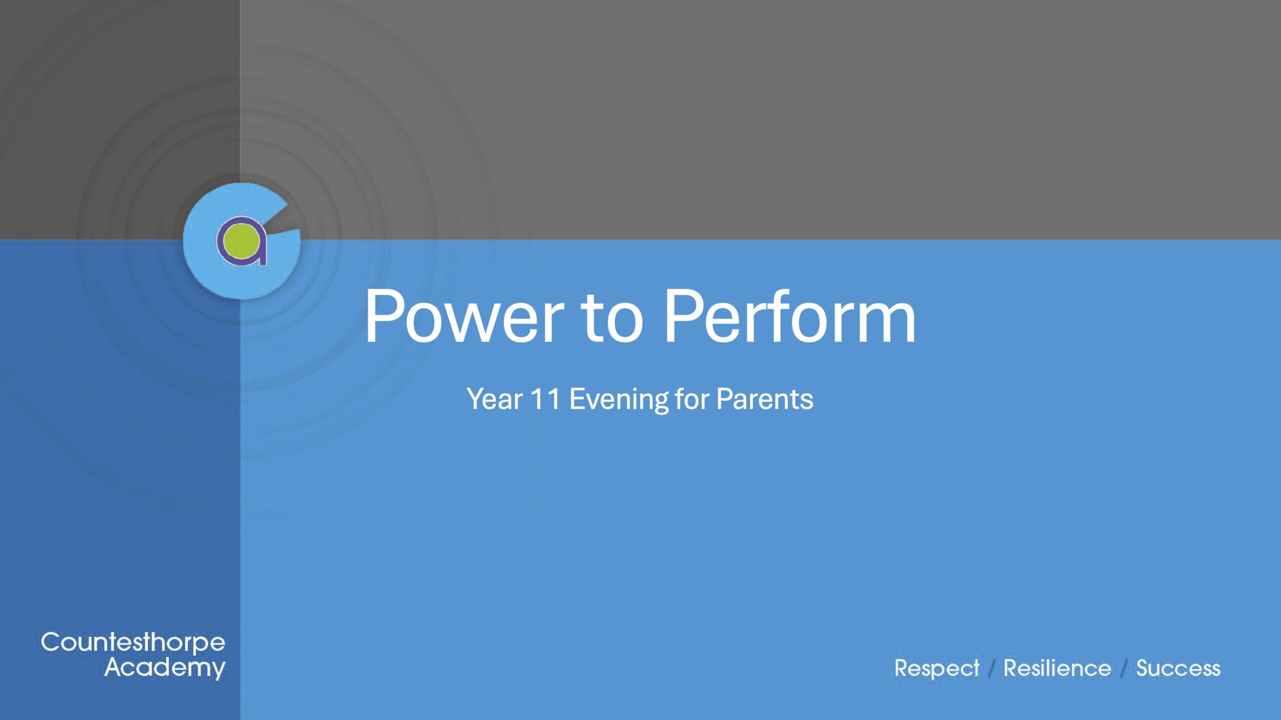 Year 11 – Power to Perform