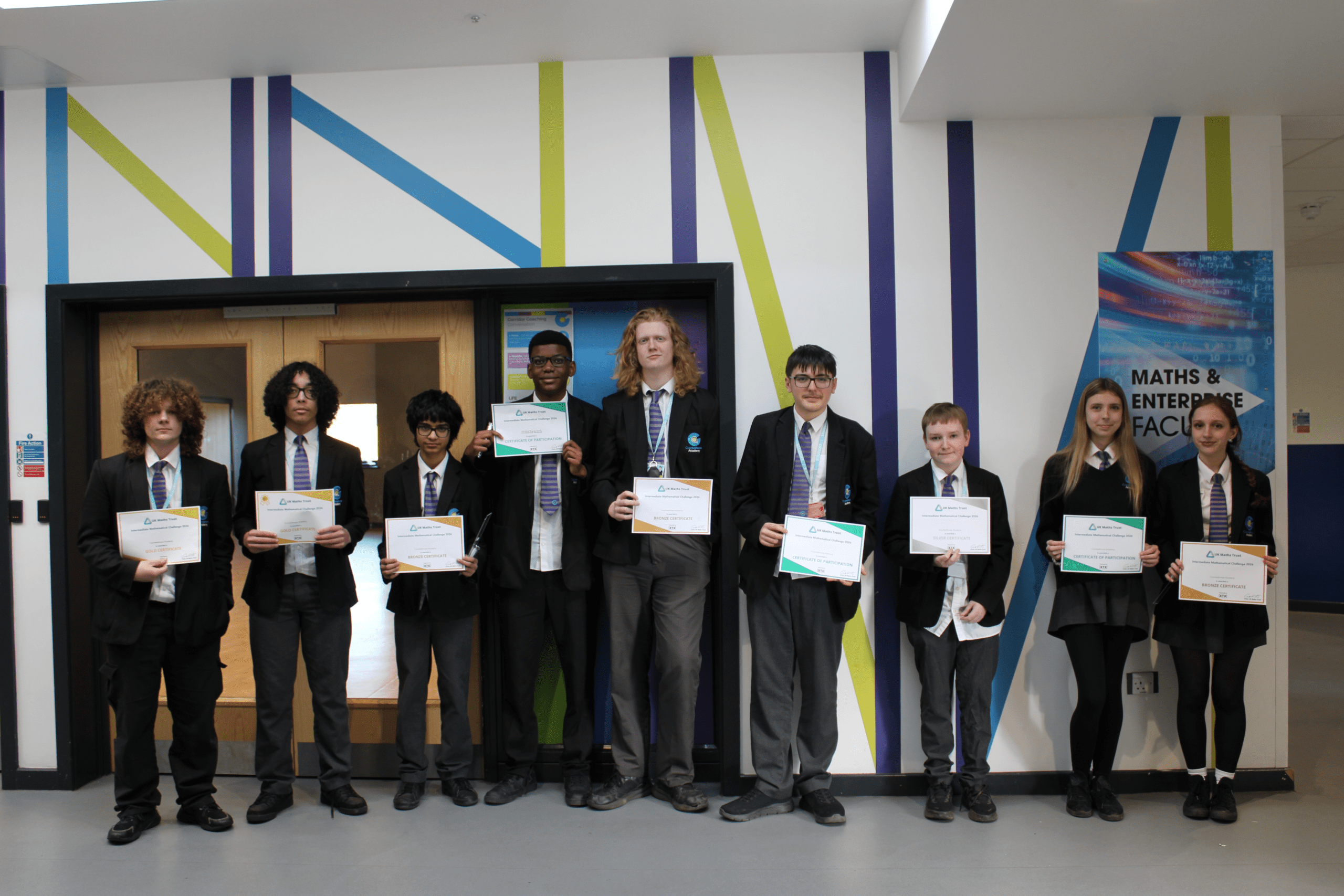 Countesthorpe Academy Students Shine in the UKMT Intermediate Mathematical Challenge