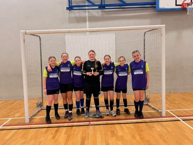 Year 7 Girls Are Blaby & Harborough Futsal Champions! ⚽️💙
