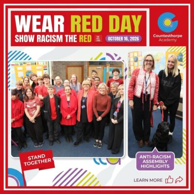 🔴 WEAR RED DAY AT COUNTESTHORPE ACADEMY! 🔴