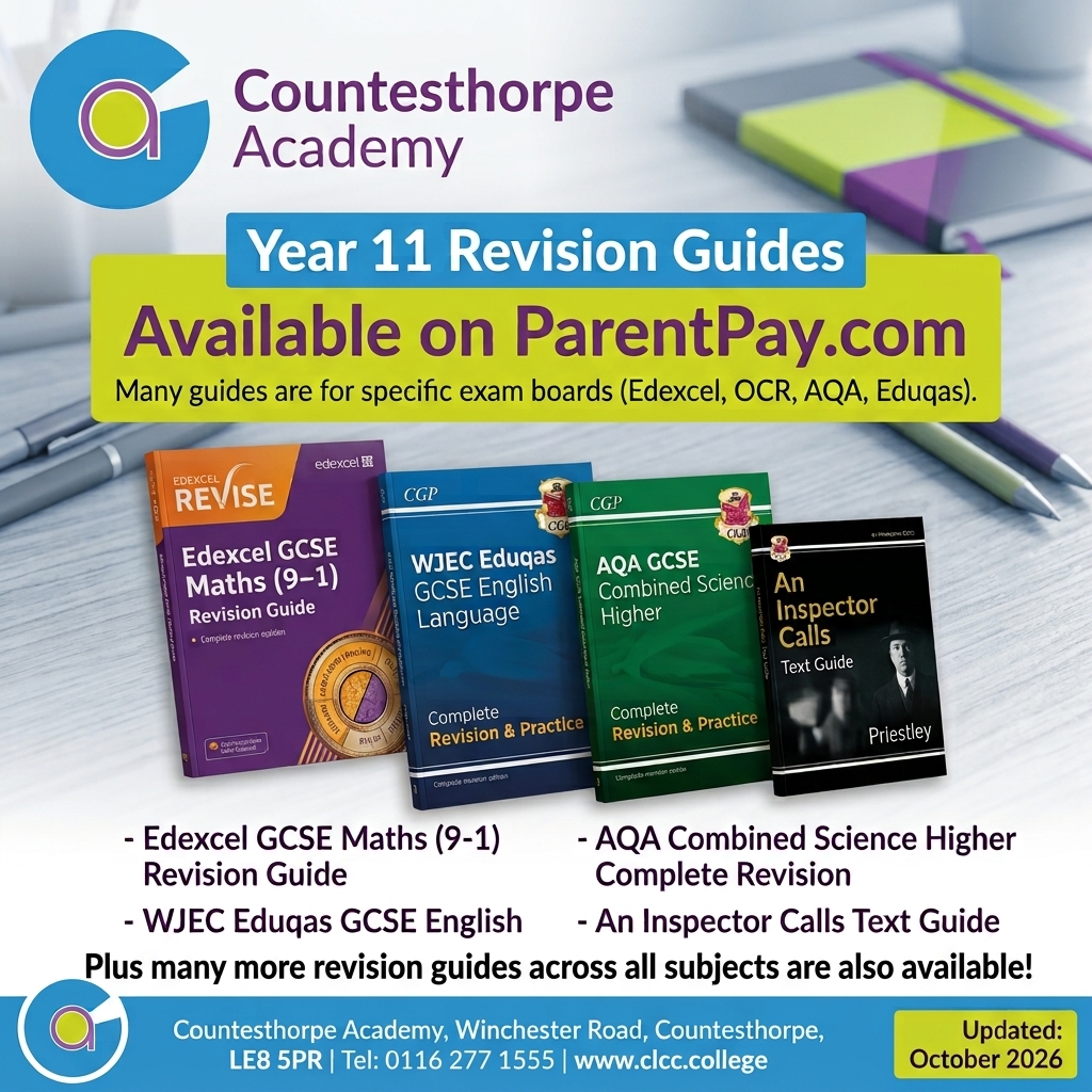 Year 11 – Revision Guides to Purchase